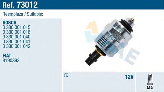 opritor,injectie BOSCH 12V/20W M24X1,0