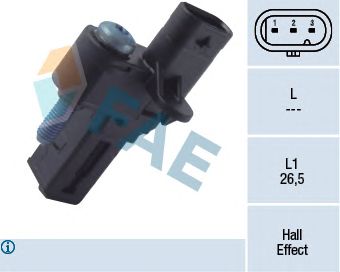 senzor,pozitie ax cu came BMW/CITROEN C3/C4/DS3/MINI/1 1,4/1,6 16V