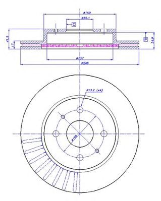 Disc frana