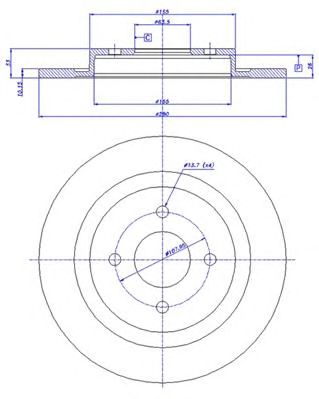 Disc frana