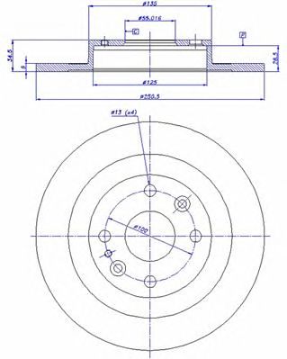 Disc frana