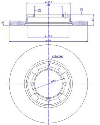 Disc frana