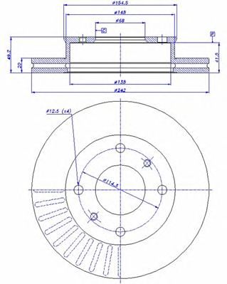 Disc frana