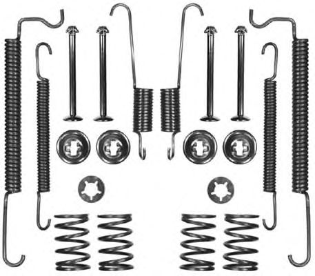 Set frana, frana tambur