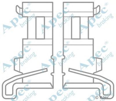 Set accesorii, placute de frana