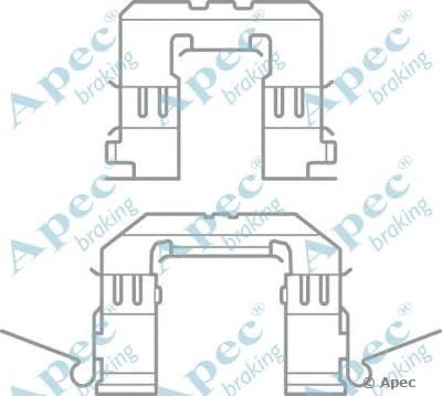 Set accesorii, placute de frana