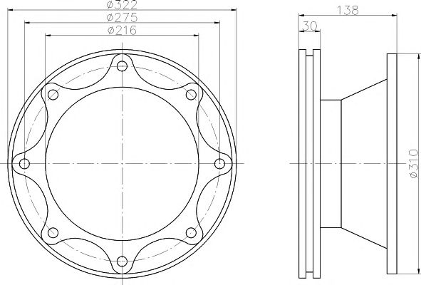 Disc frana