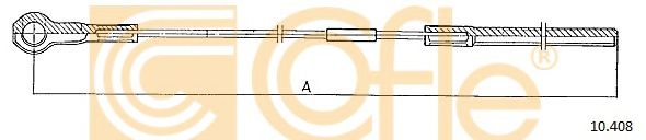 Cablu, frana de parcare VW POLO/DERBY 74-87