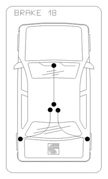 Cablu, frana de parcare RENAULT MASTER 97-