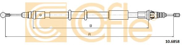 Cablu, frana de parcare