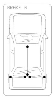 Cablu, frana de parcare PEUGEOT 405 87-96