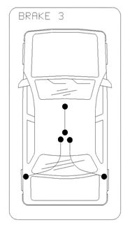 Cablu, frana de parcare FIAT TIPO/TEMPRA 87-95