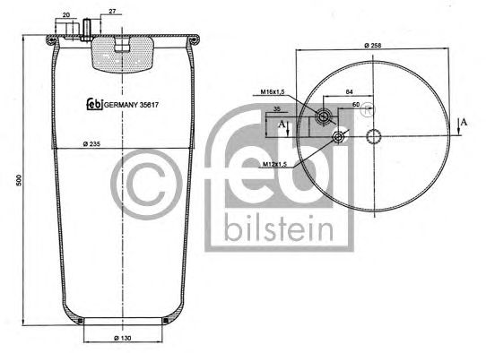 Burduf, suspensie pneumatica