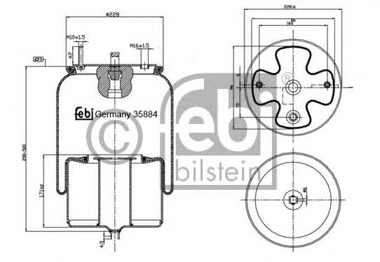 Burduf, suspensie pneumatica