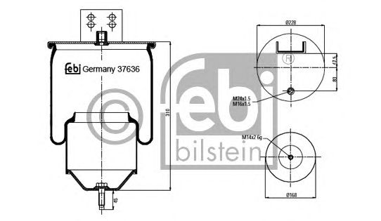 Burduf, suspensie pneumatica