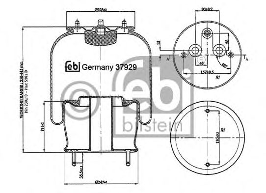 Burduf, suspensie pneumatica