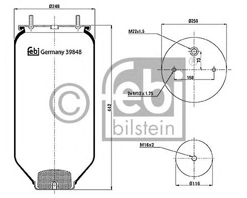 Burduf, suspensie pneumatica