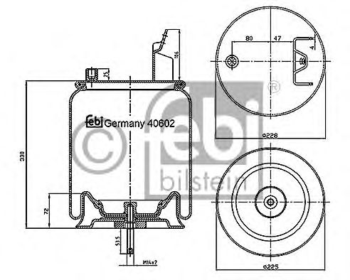 Burduf, suspensie pneumatica