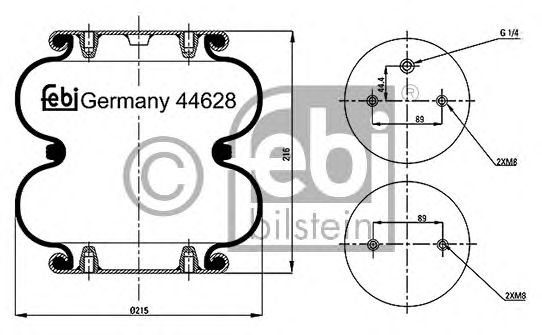 Burduf, suspensie pneumatica