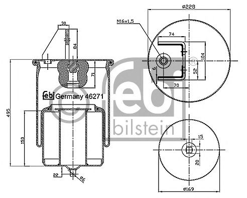 Burduf, suspensie pneumatica