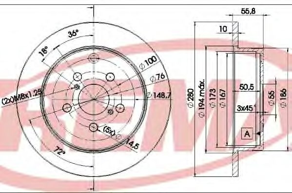 Disc frana