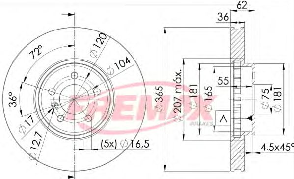 Disc frana