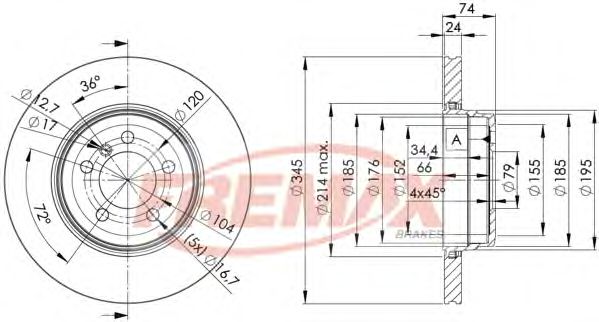 Disc frana