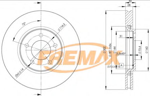 Disc frana