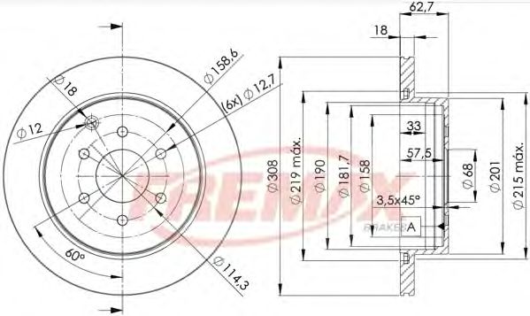 Disc frana