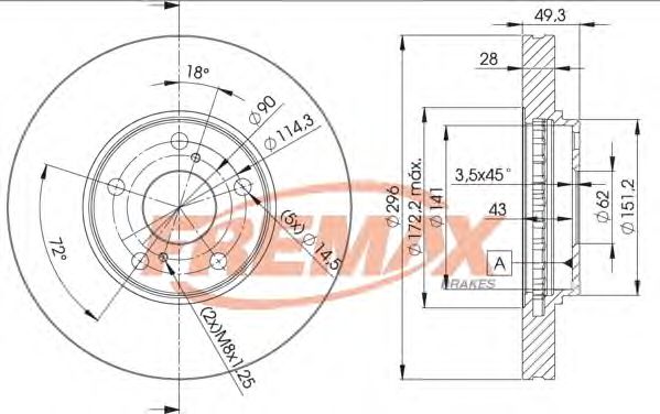 Disc frana