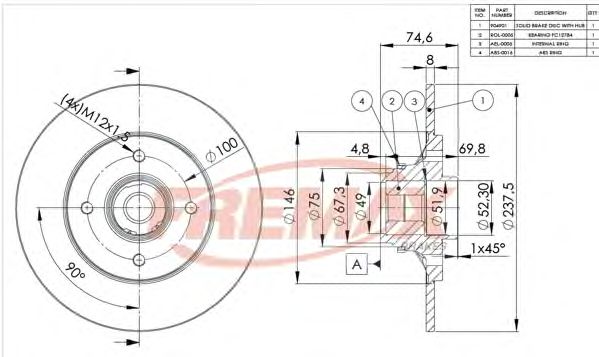 Disc frana