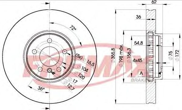 Disc frana