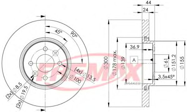 Disc frana