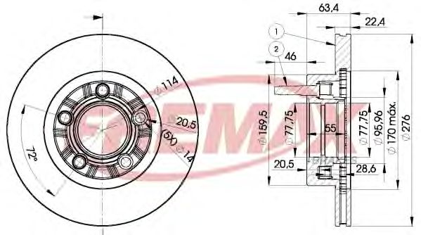 Disc frana