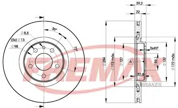 Disc frana