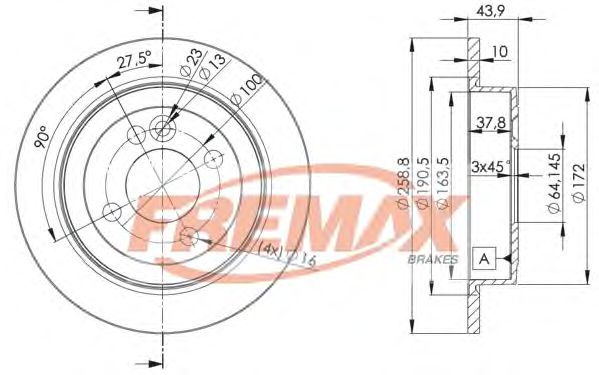 Disc frana