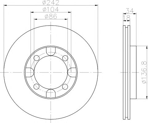 Disc frana