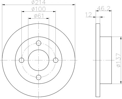 Disc frana