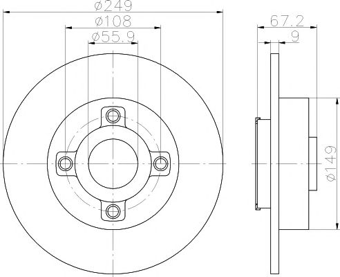 Disc frana