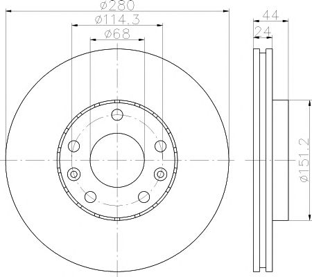 Disc frana