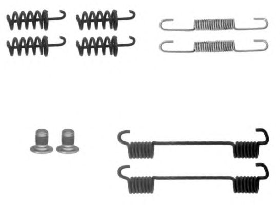 set accesorii, saboti frana parcare