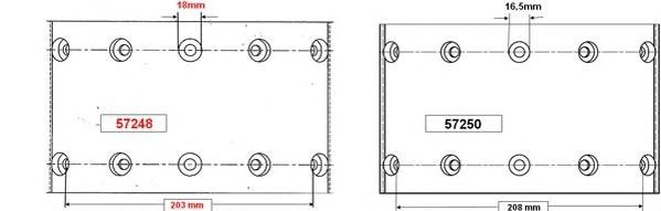 Set garnituri de frictiune, frana tambur