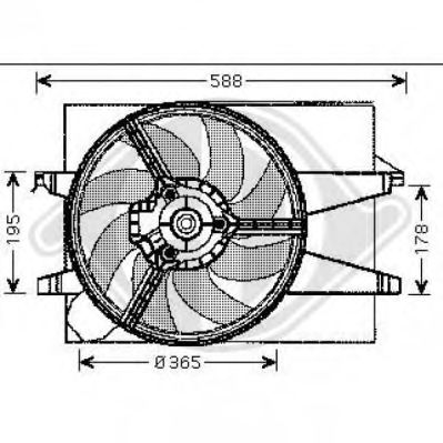 Ventilator, radiator