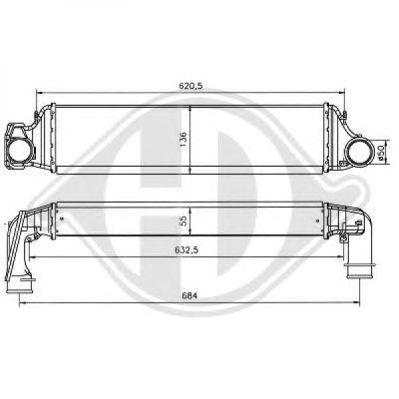 Intercooler, compresor