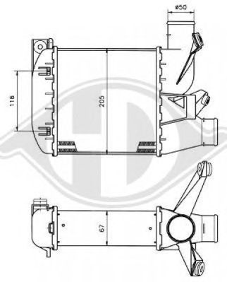 Intercooler, compresor