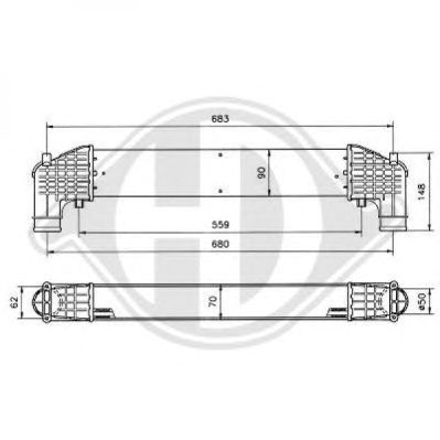 Intercooler, compresor