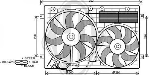 Ventilator, radiator