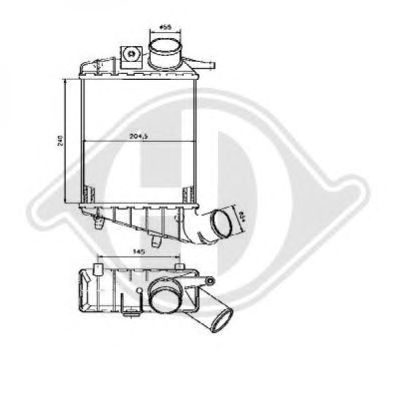 Intercooler, compresor