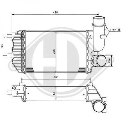 Intercooler, compresor