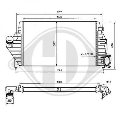 Intercooler, compresor